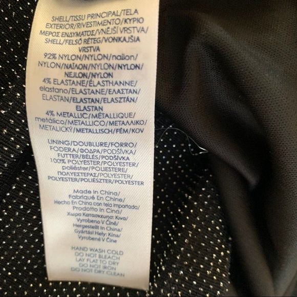 Ralph Lauren Chaps -silver/black sparkly dress - Picture 9 of 10